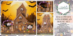 Simply Shelby Halloween Gingerbread House set