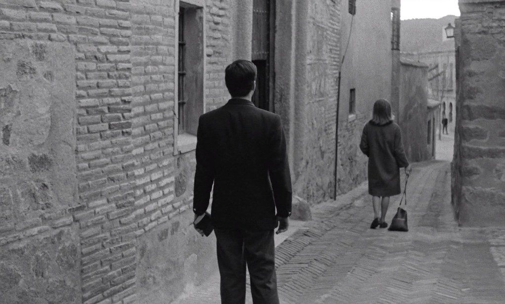 Judería de Toledo, junto al museo del Greco. Escena de la película El Buen Amor, de Francisco Regueiro, estrenada en 1963