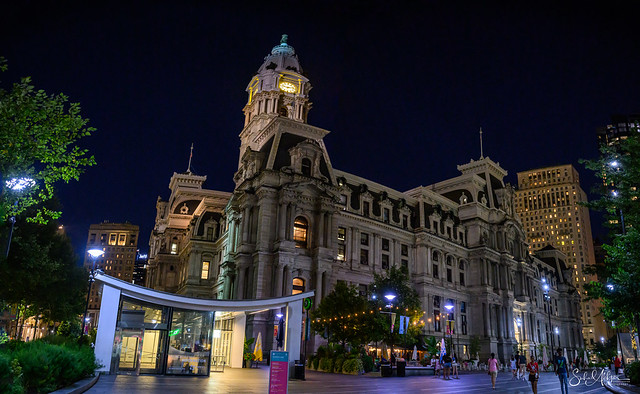 Philadelphia City Hall at Night