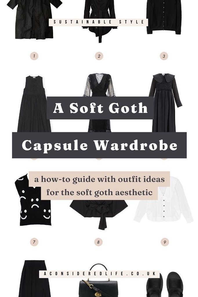 A Soft Goth Capsule Wardrobe