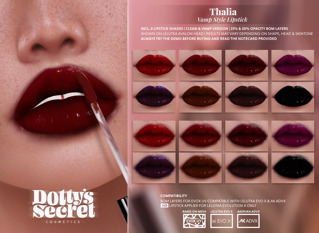 Dotty's Secret x Anthem || Thalia – Lipstick Set