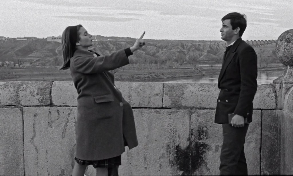 Puente de Alcántara. Escena de la película El Buen Amor, de Francisco Regueiro, estrenada en 1963