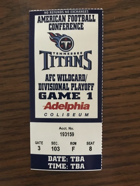 Music City Miracle ticket