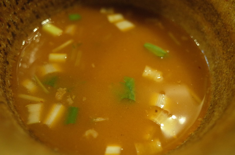 16Ricoh GRⅡ池袋二丁目えん寺ベジポタ海老つけ麺のスープにスープ割