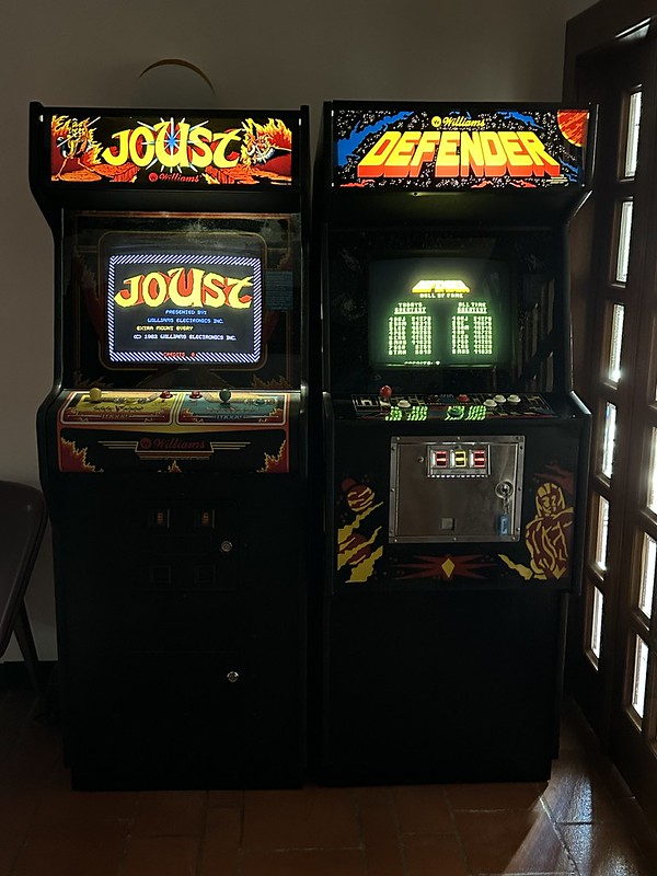 Joust and Defender side-by-side