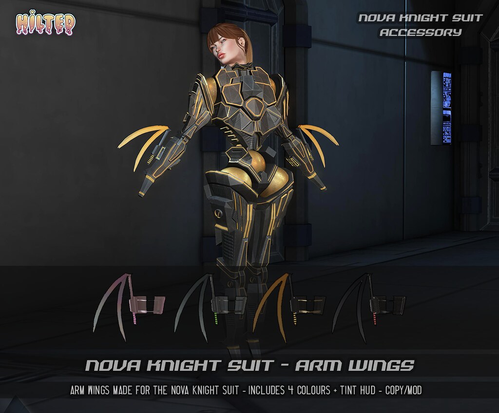 HILTED – Nova Knight Suit – Arm Wings