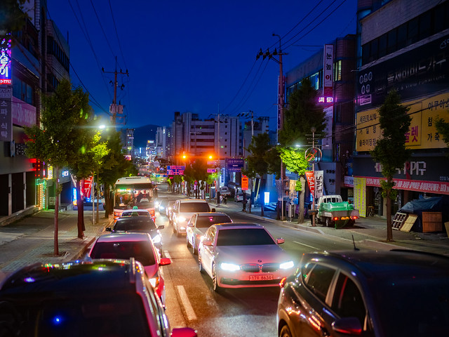 Cheonan at night