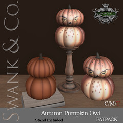 Swank & Co. Autumn Pumpkin Owl