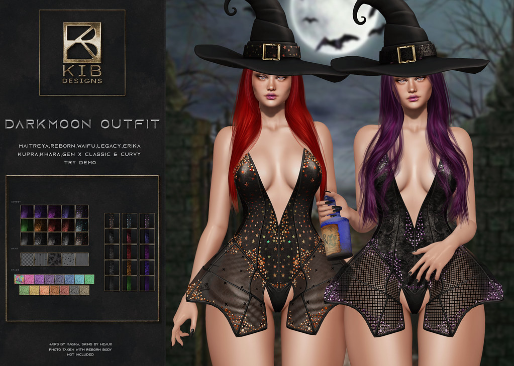 KiB Desings – Darkmoon Outfit @Halloween Hop&Shop 2023 5th oct.