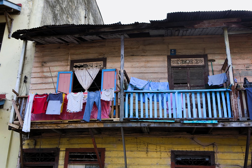 Wash, Delapidated Houses, Casco Viejo, Panama City, Panama