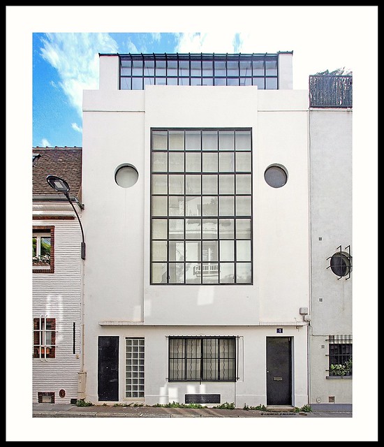 Maison double de l'écrivain américain Frank Townshend [1927]-PARIS 14ème , France