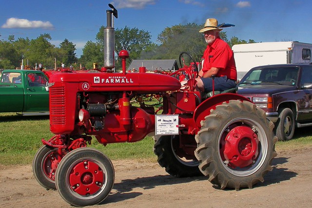 1947 McCormick Farmall A one-plow row-crop tractor, Milton, Ontario..