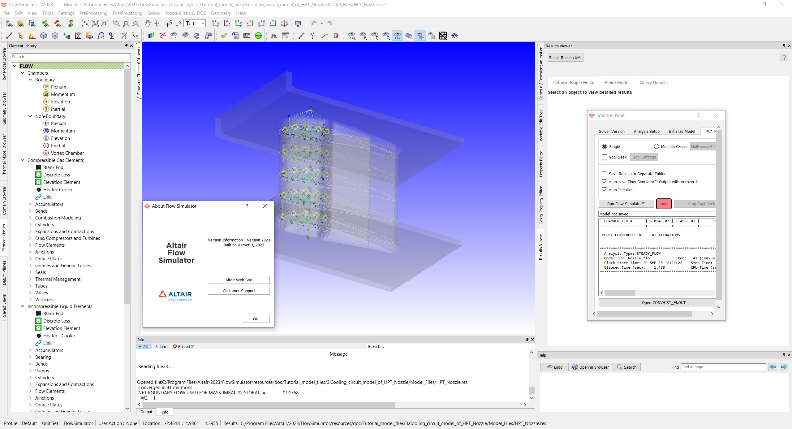 Working with Altair Flow Simulator 2023.0 full license