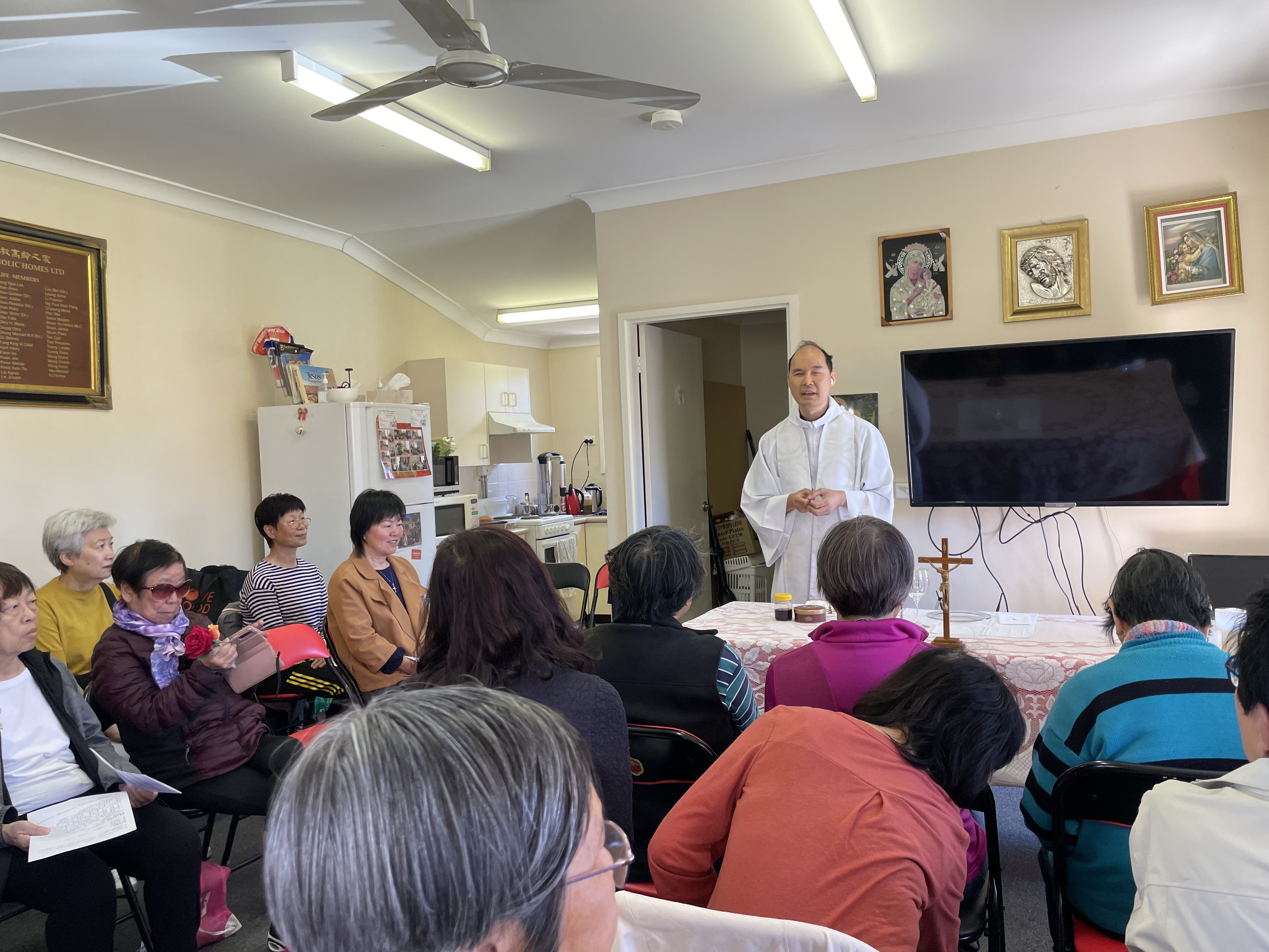 Fr. Ching’s visit photos at Toongabbie 5-10-23