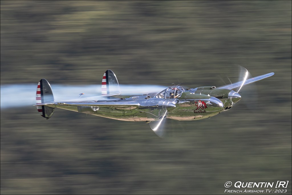 The Flying Bulls Lockheed P-38L Lightning ZigAirMeet Mollis airshow photography Meeting Aerien 2023