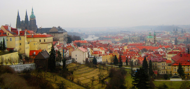 Prague - Winter Cityscape.