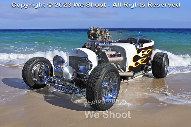 T-Bucket Roadster at the Beach
