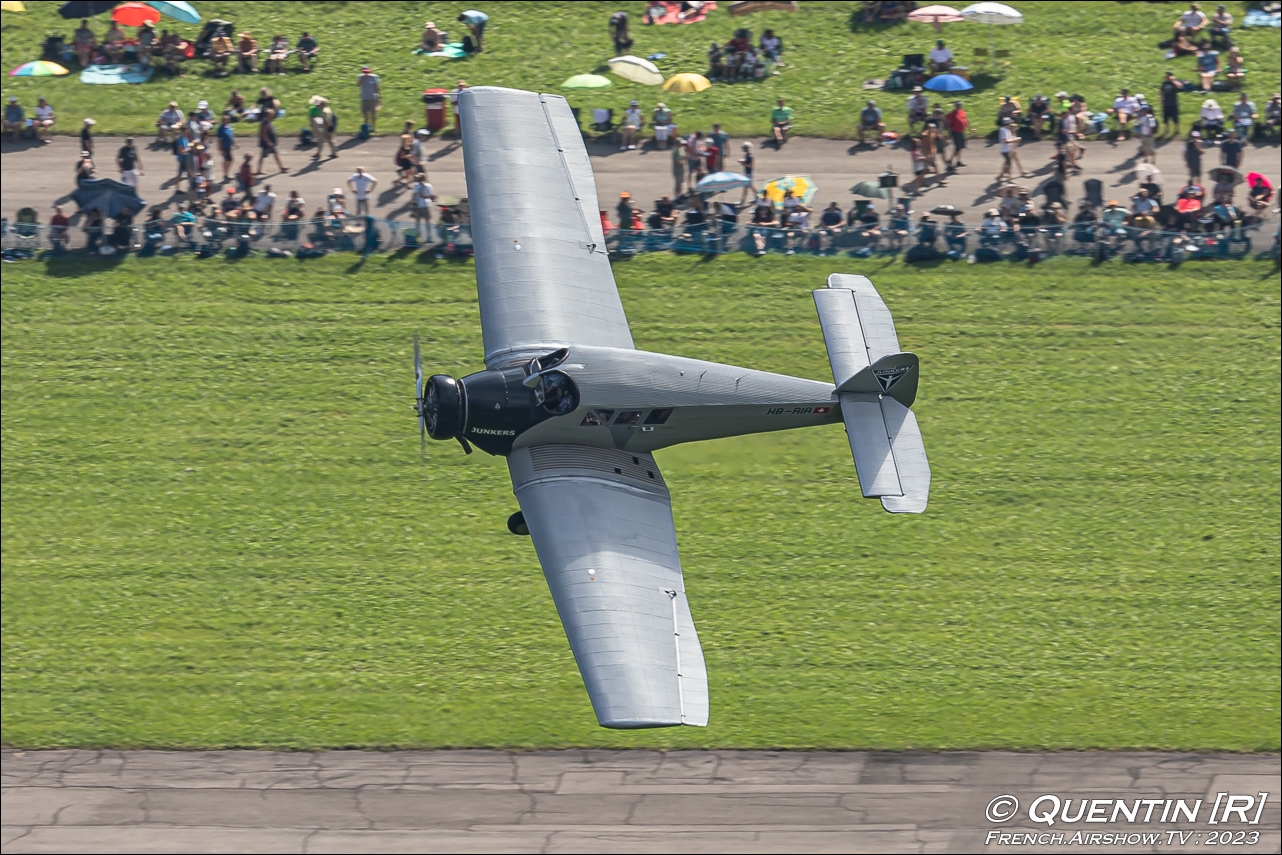 Junkers F13 HB-RIA ZigAirMeet Mollis airshow photography canon Flugshow