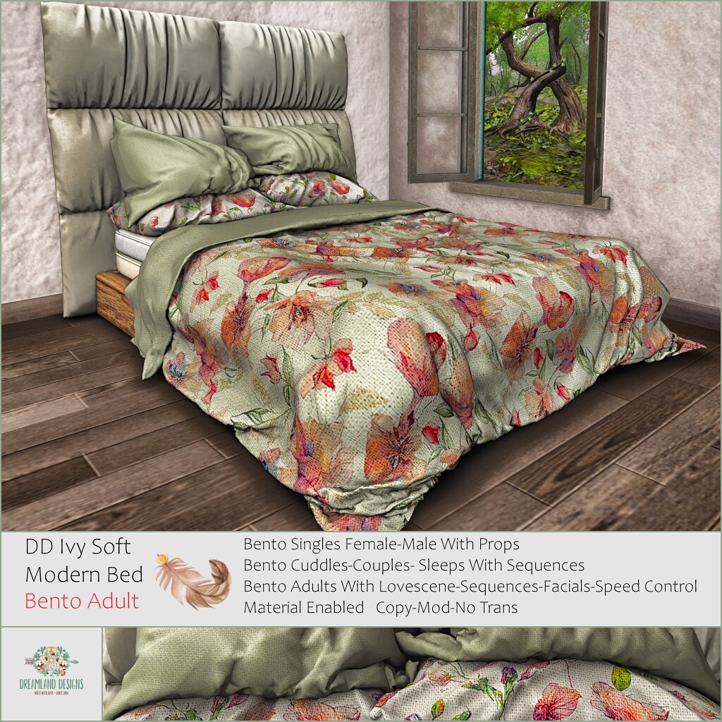 DD Ivy Soft Modern Bed-Adult