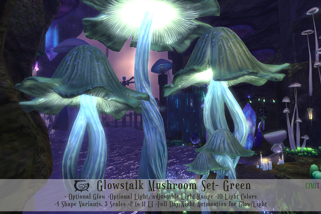 Glowstalk Mushroom Green