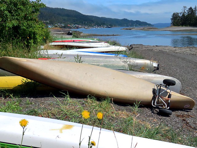 Canoes on the Beach