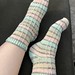 Finished Twizzler Socks