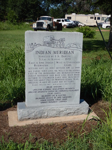 Indian Meridian Near Langston, OK