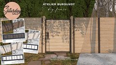 Atelier Burgundy . DIY Fence Dark TSS
