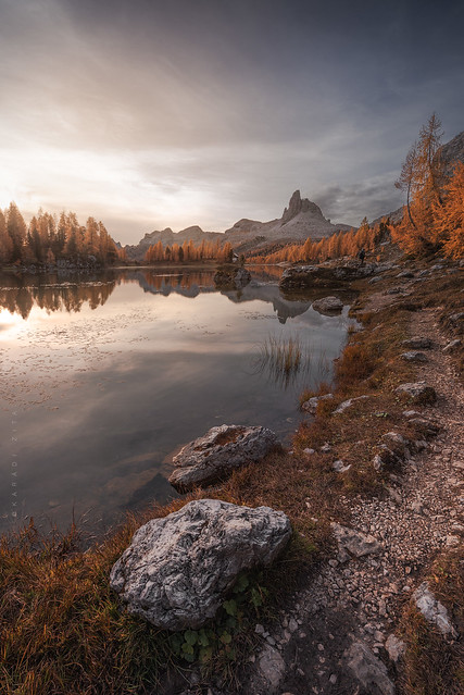 Morning at the Dolomites