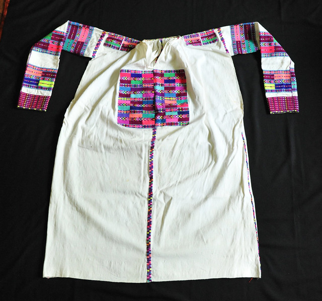 Maya Camisa Shirt Chiapas Mexico Cancuc Textiles Clothing