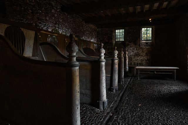 Die alten Stallungen von Dunster Castle