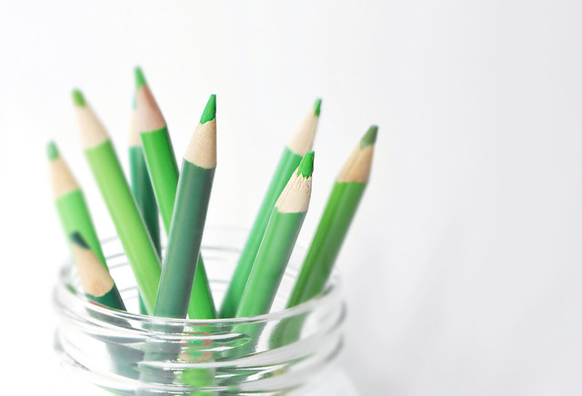 279/365 - green pencils