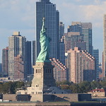 Statue of Liberty and New York City Skyline During Embarkation Day on the Jewel of the Seas 14 Night Cruise to Greenland - September 14th, 2023 Pictures of the Statue of Liberty as well as the New York City and Jersey City skylines during our unusual embarkation day.  We were able to get different pictures of the Statue of Liberty because we were traveling north to Manhattan.  Glad I had the big zoom lens!  Beautiful embarkation day from Cape Liberty (Bayonne, New Jersey) at the Port of New York. On board the Royal Caribbean Jewel of the Seas for a grand 14 day cruise to Greenland (September 14th through 28th, 2023).  The cruise embarks from Cape Liberty (Bayonne, NJ) with an actual stop in Manhattan (a delay leaving NYC caused by Hurricane Lee); Nuuk, Qaqortoq &amp;amp; Nanortalik in Greenland; St.John&#039;s, Newfoundland before heading back to New York City.  Should be a grand adventure!