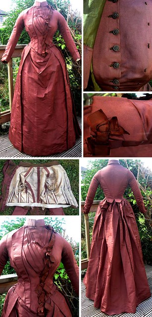 silk pleated dress