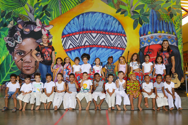 Arte e diversão valorizam culturas afro-brasileira e indígena no CEI 1