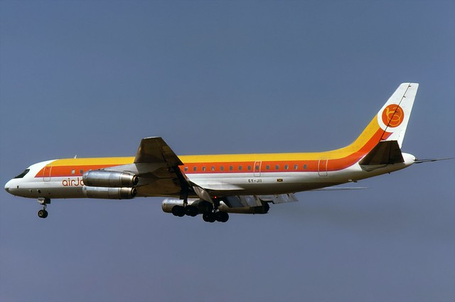 DC08 6Y-JII Air Jamaica LHR 08-77