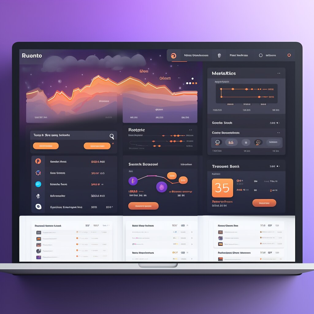 AWS web console for cloud management, with a big chat interface, application mockup, figma style, for laptop