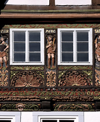 Lemgo, Westfalen, Planetenhaus {1576}, detail