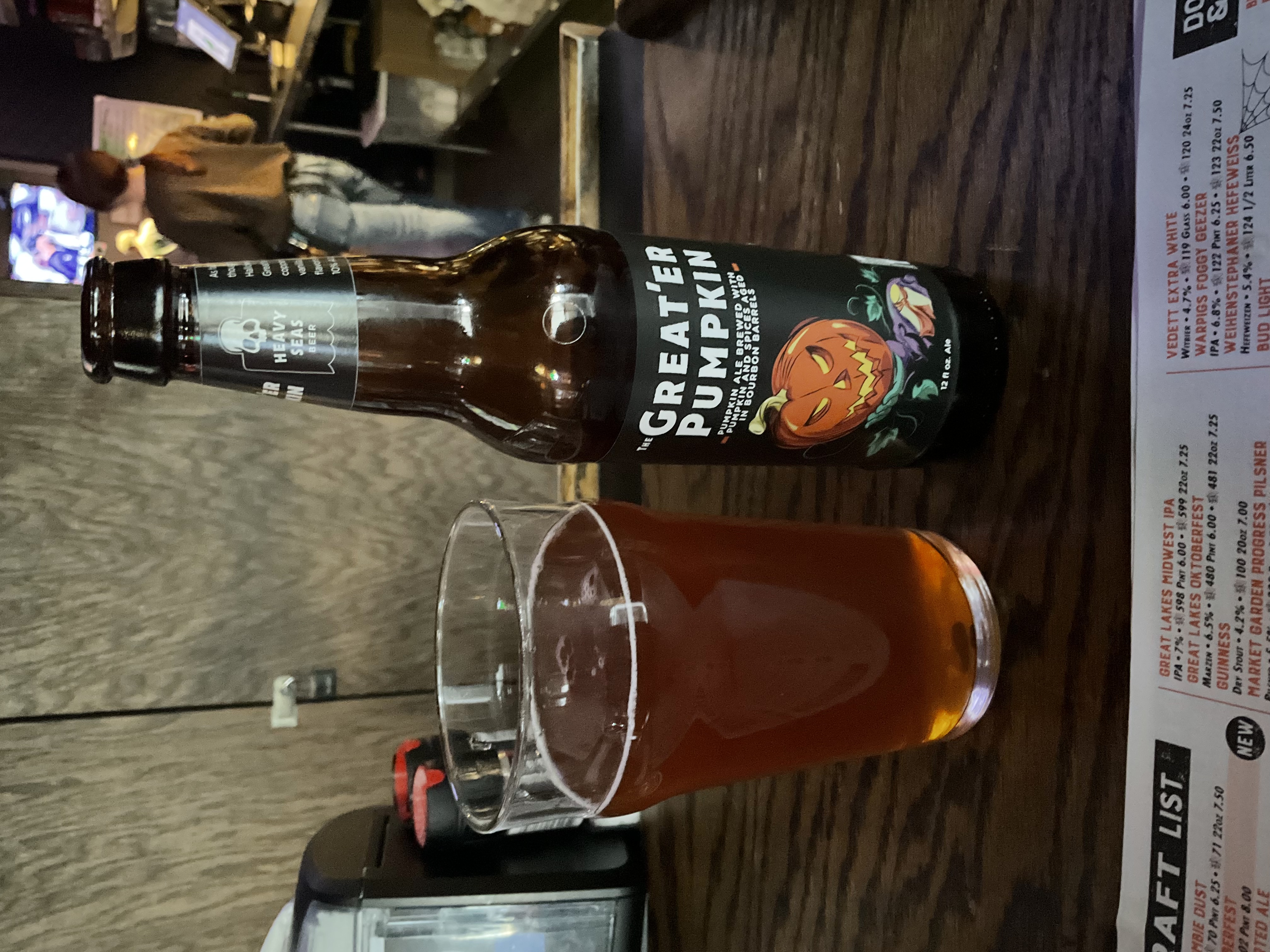 2023 Winking Lizard World Tour Of Beers #68 – Heavy Seas Great’er Pumpkin Spice Beer