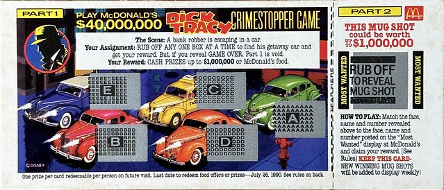 McDONALD'S DICK TRACY CRIMESTOPPER GAME 06