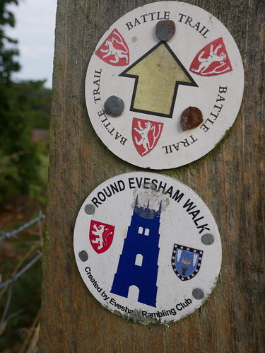 Town and Battlefield Walk signs