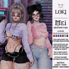 Loki • Mei Sweatshirt & Bra • equal10 | October '23