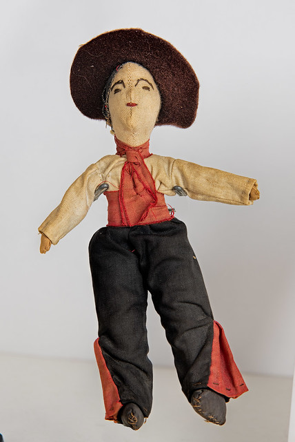 Cloth male doll in Mexican garb