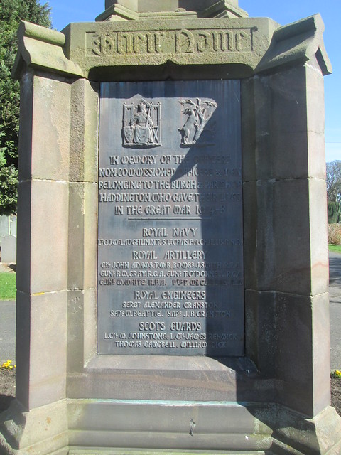 Great War Dedication, Haddington  War Memorial
