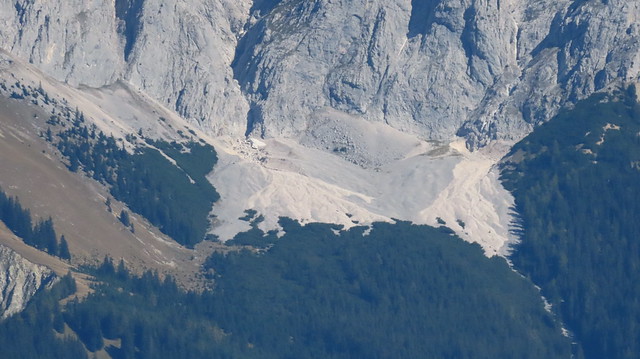 Zugspitze und Zugspitzmassiv vom Fernpass gesehen