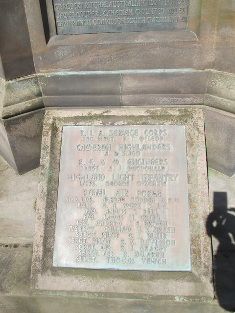 Second World War Names, Haddington War Memorial 8