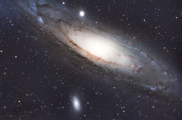 La galaxie d'Andromède / Andromeda galaxy (M31) - RGB HOO