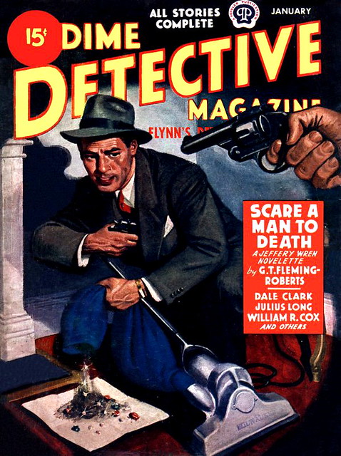 Dime Detective Magazine  / January 1945 (Vol. 47 #2)
