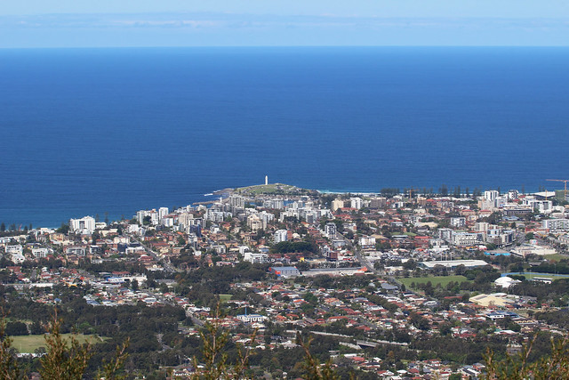 Wollongong from Mt Keira