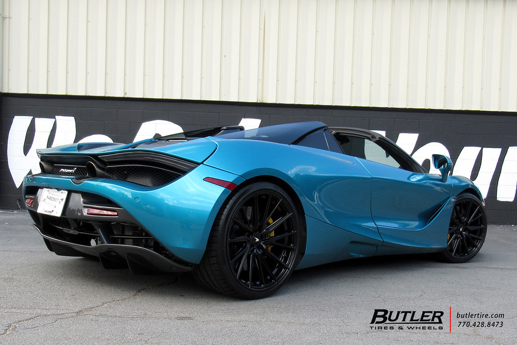 Mclaren 720s with 20in Front and 21in Rear Vossen HF4T Wheels and ...